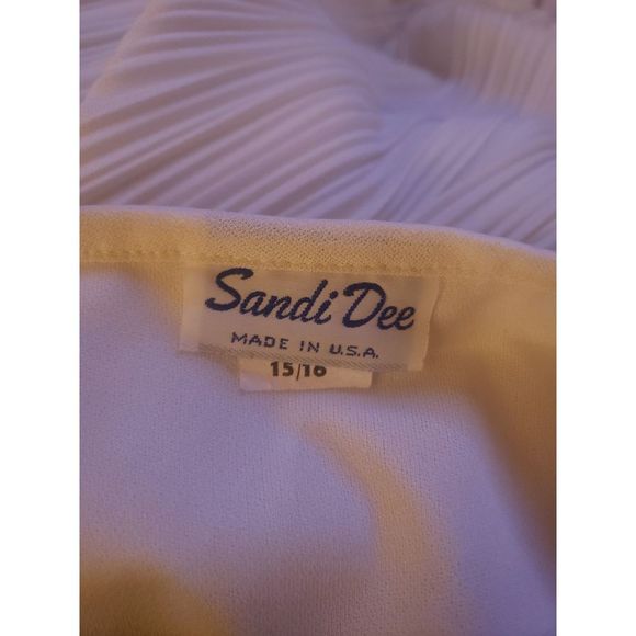 80s Cream Dress‎ - Picture 4 of 4